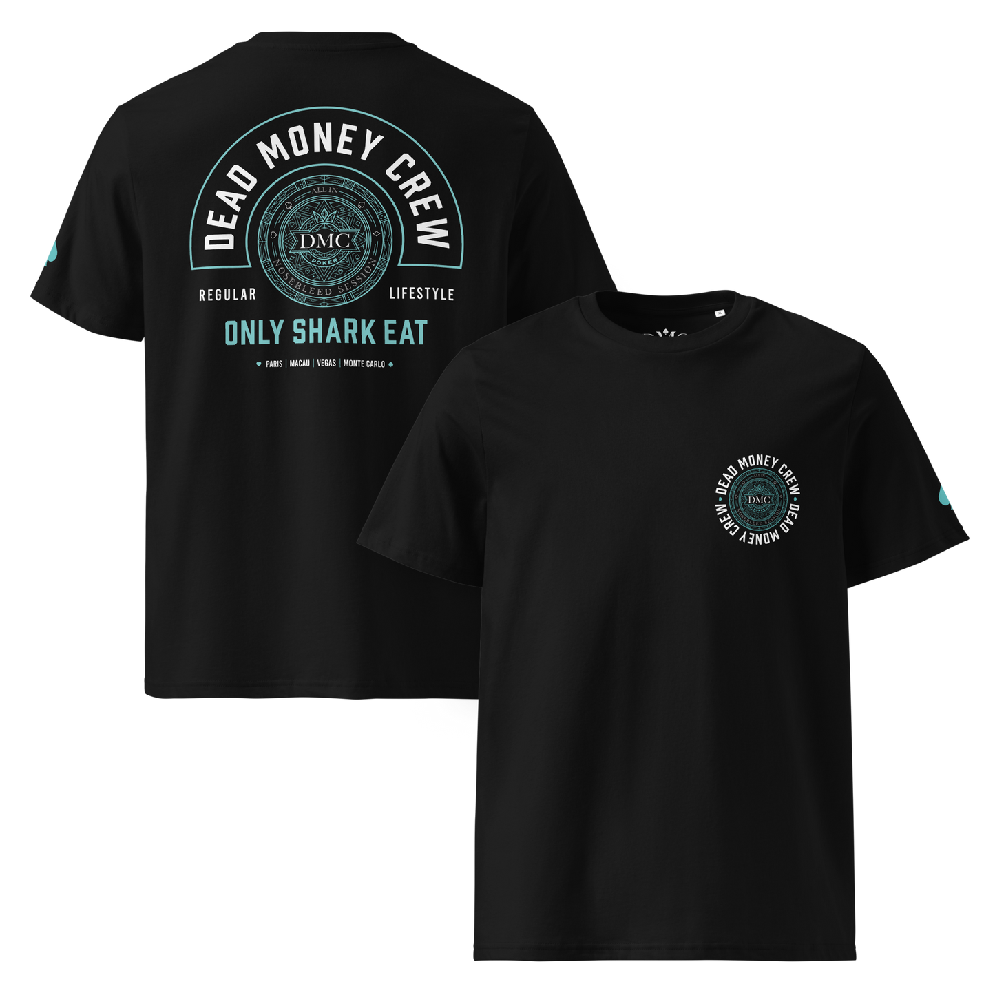 Tee Casino Royal Cyan